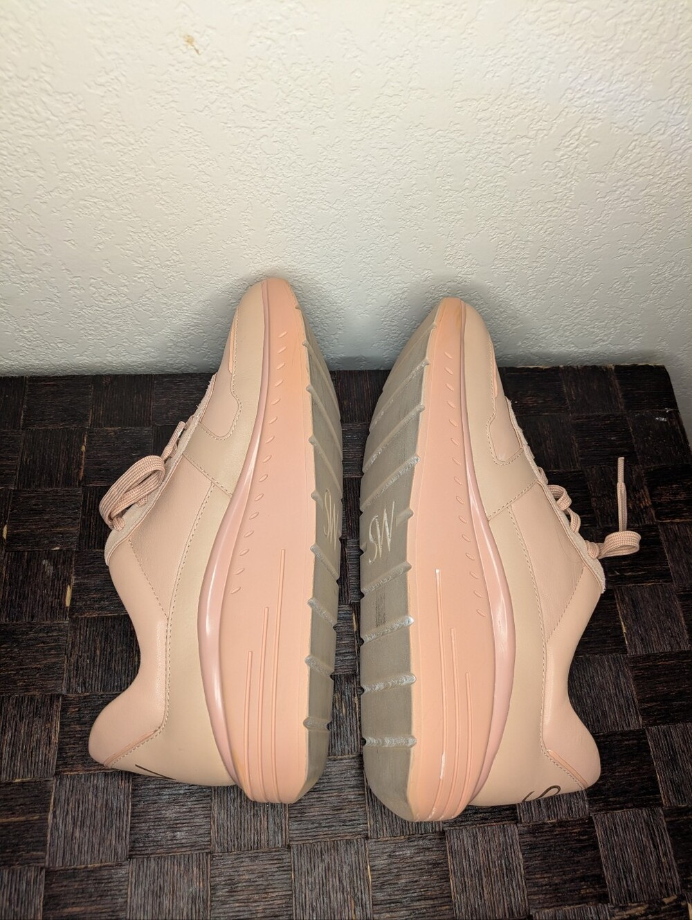 Stuart Weitzman Jaqi Platform Sneakers - Poudre Pink (Size 9 / 39.5) - Picture 11 of 15
